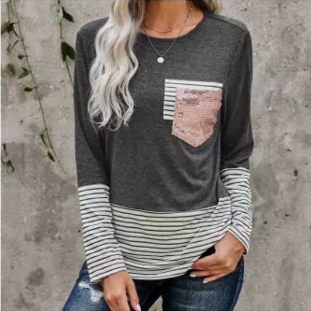 Long sleeve O neck Top